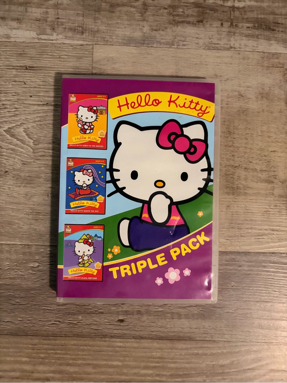 Hello Kitty Triple Pack DVD - Goes to the Movies, Saves the Day, Plays Pretend
